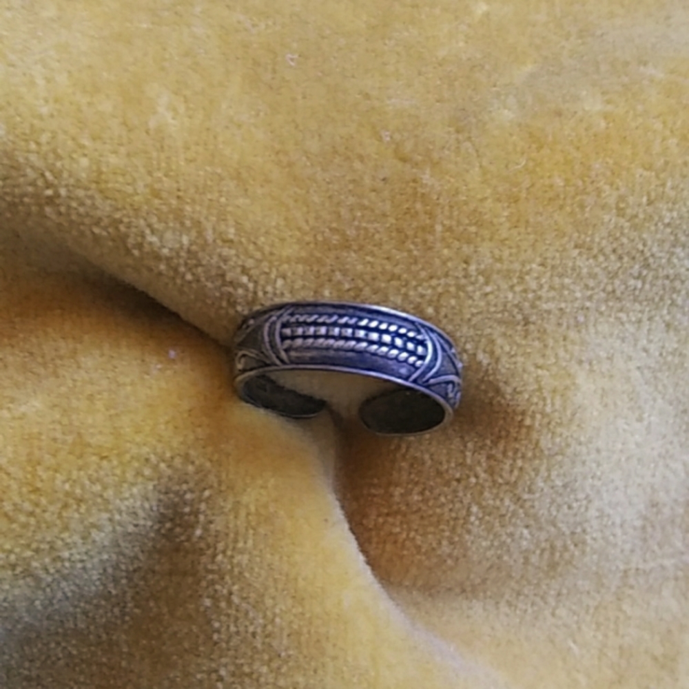 Vintage boho adjustable toe ring bohemian